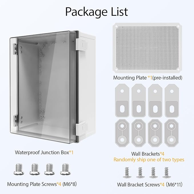 Electrical Box IP65 Waterproof ABS Plastic Enclosure Outdoor and Indoor Project - Image 7