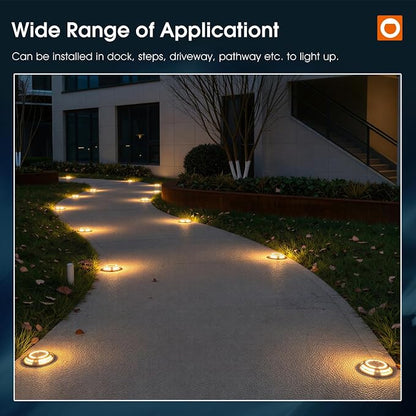 addlon Solar Dock Lights Outdoor 1 Pack, 2 Color Modes LED Deck Marine - Image 7