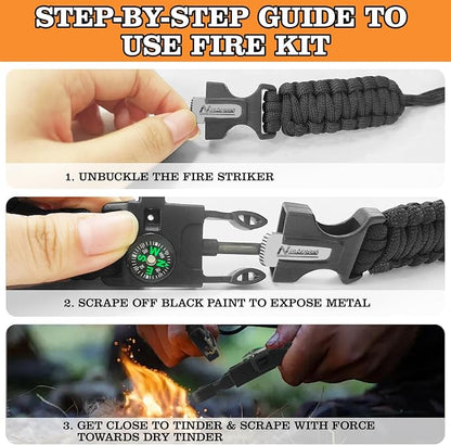 Paracord Survival Bracelet - Image 7