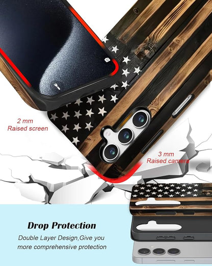 Compatible for Samsung Galaxy A16 5G Case, Dual Layer Heavy Duty 2 in 1 - Image 3