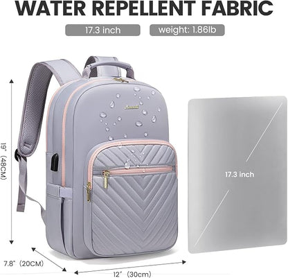 LOVEVOOK Laptop Backpack for Women 15.6 inch, Cute Travel Carry on Backpack - Image 4