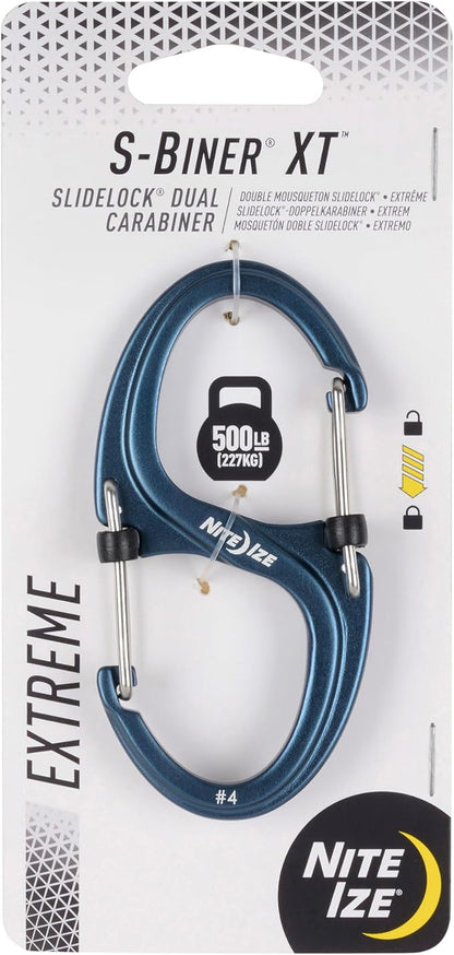 Nite Ize S-Biner XT SlideLock Dual Carabiner by Nite+Ize
