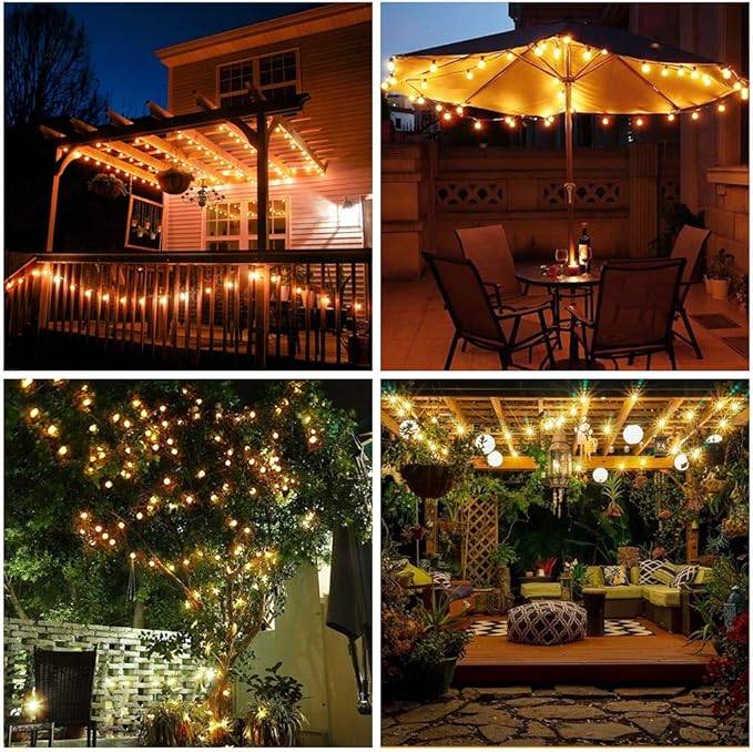 Metaku Globe String Lights Fairy Battery Operated 26ft 60LED - Image 7