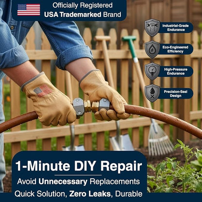 DBR Tech® Hose Repair Kit – Fix Leaks on 3/4 & 5/8 inch Garden Hoses - Image 3