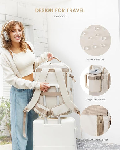 LOVEVOOK Travel Backpack for Women & Men, 60L Large Carry On Backpack Airline - Image 7