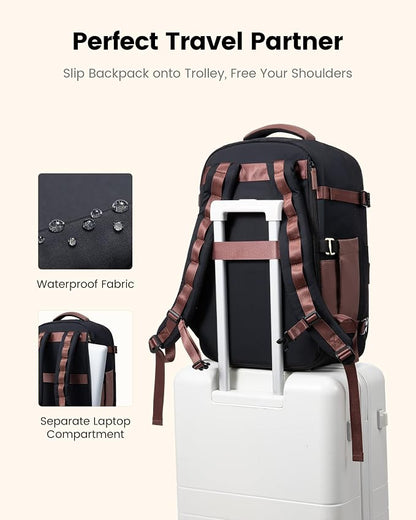 LOVEVOOK 40L Travel Backpack for Men & Women, Airline Approved Carry On Luggage - Image 6