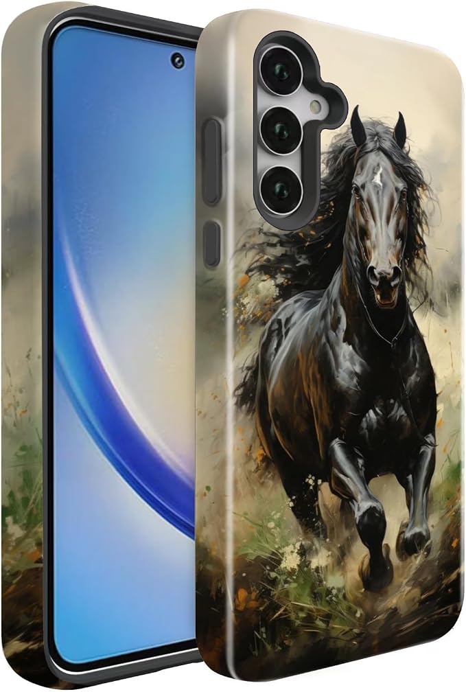 Compatible for Samsung Galaxy S26 Plus 5G Case, Dual Layer Heavy Duty 2 in 1 by BSMOSPER