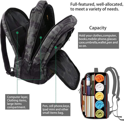 MATEIN Travel Computer Backpack, Sturdy College School Backpack - Image 8