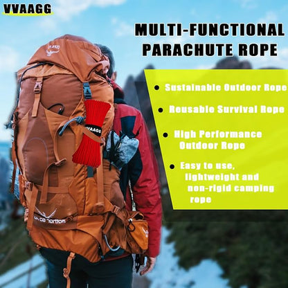 VVAAGG 1000 Paracord Rope, 50ft 12 Strand Parachute Cord - Image 5
