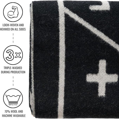 Arcturus Rainier Wool Blanket, Washable Wool Blanket - Image 3