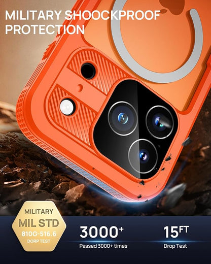 Lanhiem Magnetic for iPhone 17 Pro Max Case, IP68 Waterproof, Compatible - Image 4