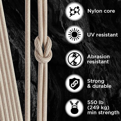 TECEUM 5/32" Paracord Rope 1000 – 1000ft / 200ft / 100ft / 50ft – Tactical - Image 3