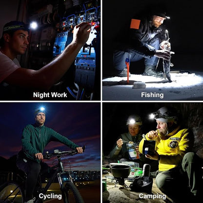 1Pack Rechargeable Headlamp Super Bright, 99000 Lumens LED Head Lamp - Image 8