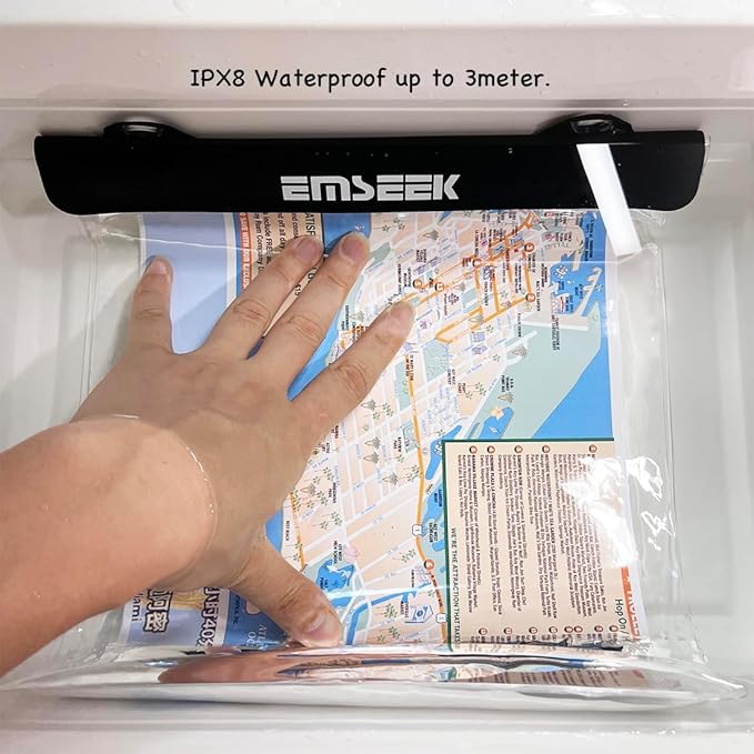 Waterproof Map Case 13 inch Clear Dry Tablet Bag A4 Waterproof Map Pouch Holder - Image 4