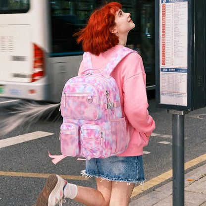 Lohol Multi-Pocket Backpack for School College Travel, Heavy Duty Big Bookbag - Image 2