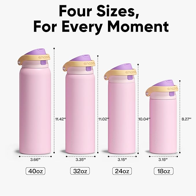 ENCOOL Leakproof Insulated Water Bottle - Image 9