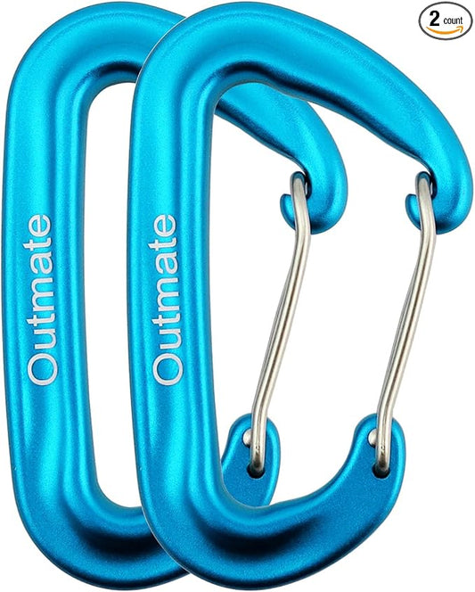 12kN 3.2"x2" Heavy-Duty Carabiner Clips by Outmate