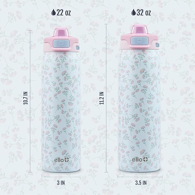 Ello Pop & Fill 22oz Stainless Steel Water Bottle - Image 7