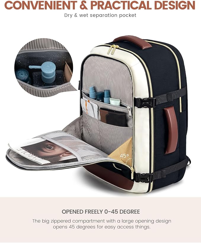 LOVEVOOK Carry On Travel Backpack - Image 5
