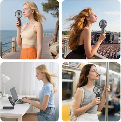 HandFan Upgraded 10, 000 mAh Quiet Handheld Fan - Image 5