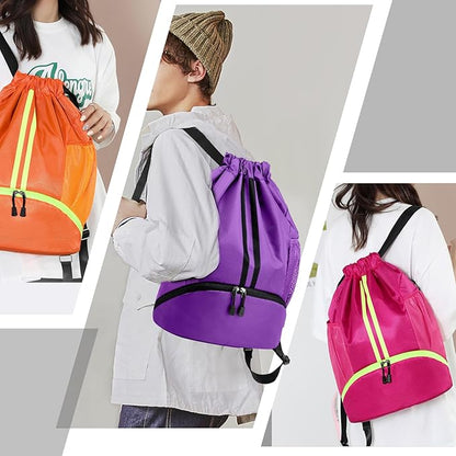 Hoedia Sports Drawstring Backpack - Image 5