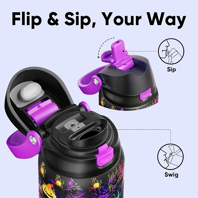 Encool SwiftSip Insulated Stainless Steel Water Bottle - Image 2