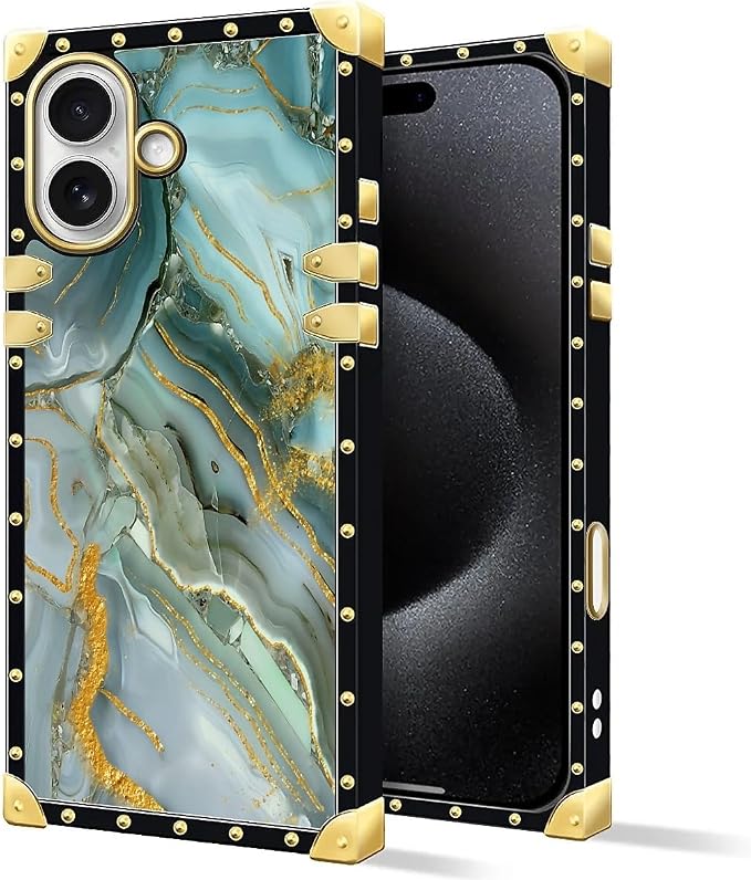 for iPhone 17 Case Luxury Golden Decoration - Image 2