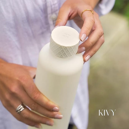 KIVY Slim Water Bottle 32oz Fits Backpack & Cupholder - Image 8
