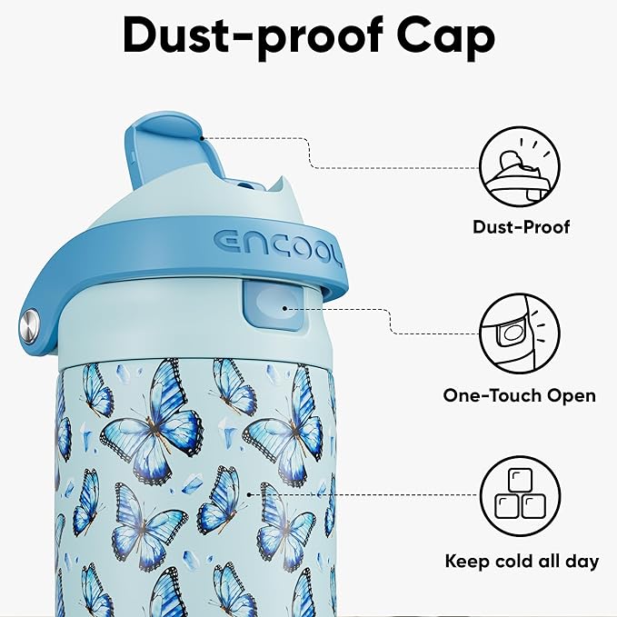 ENCOOL Leakproof Insulated Stainless steel Water Bottle - Image 2