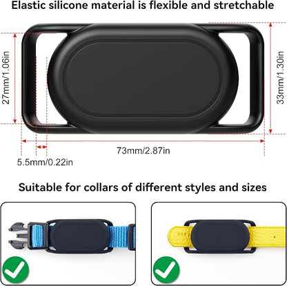 DDJ Dog Collar Holder for Samsung Smart Tag 2, Dog GPS Tracker Waterproof - Image 4