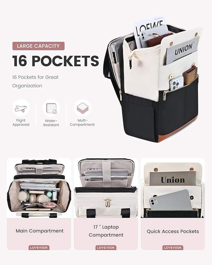 LOVEVOOK 17.3 Inch Laptop Backpack - Image 2