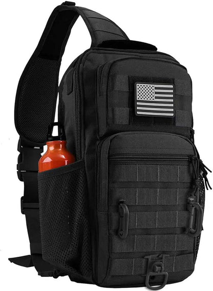 Rover Sling Pack Tactical Shoulder Sling Bag Backpack by HannibalTactical