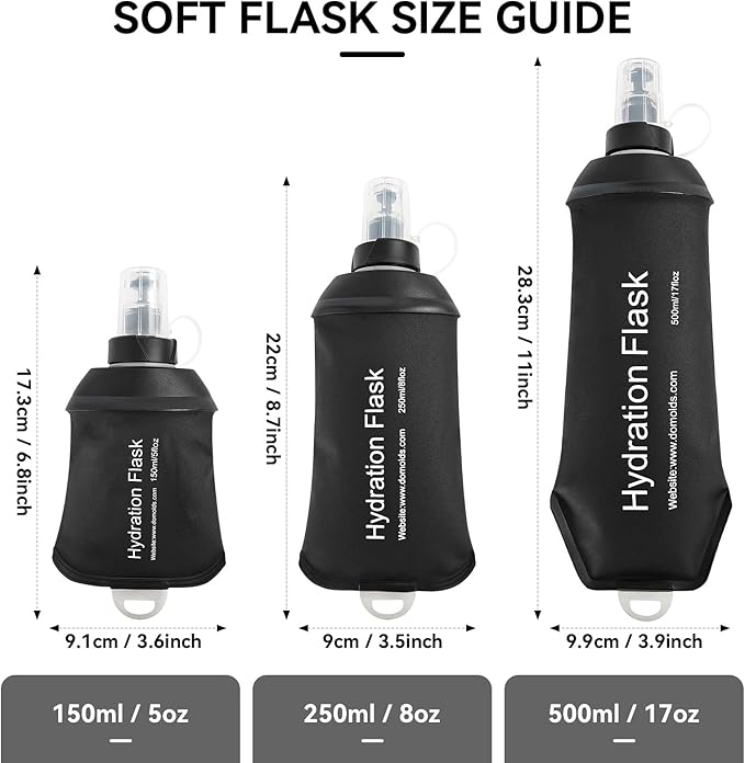 500ml Soft Flask Soft Water Bottle - Image 2