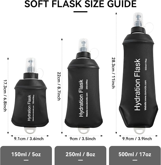 250ml Soft Flask Soft Water Bottle - Image 2