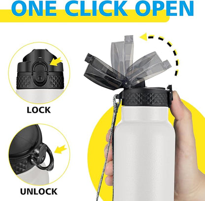 Han's Bottle Sports Water Bottle - 32 Oz - Image 4