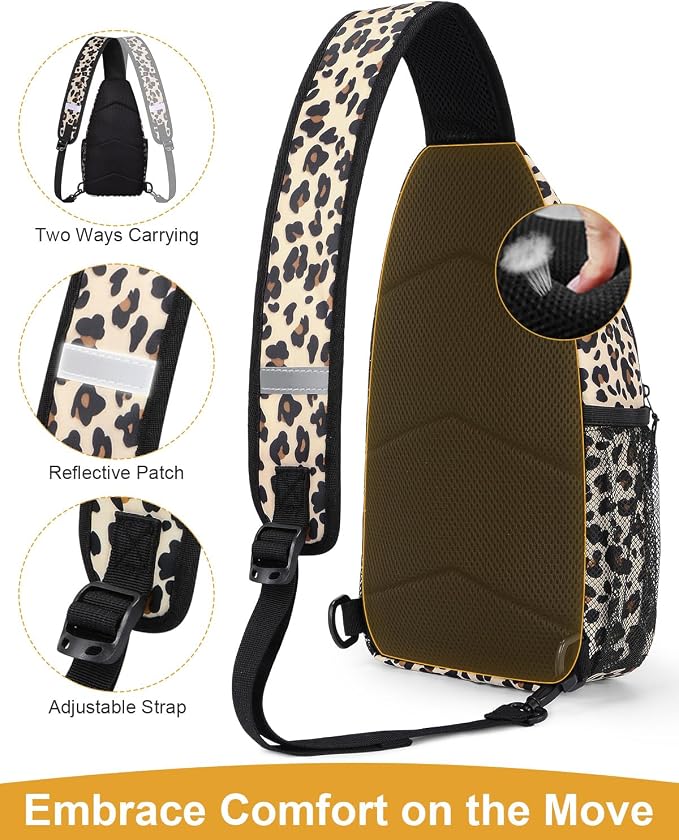 Pritent Crossbody Bags for Women Man Waterproof Sling Bag Backpack Trendy - Image 4