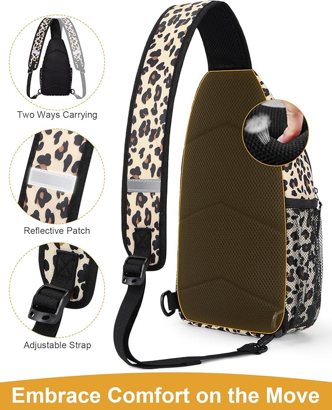 Pritent Crossbody Bags for Women Man Waterproof Sling Bag Backpack Trendy - Image 4
