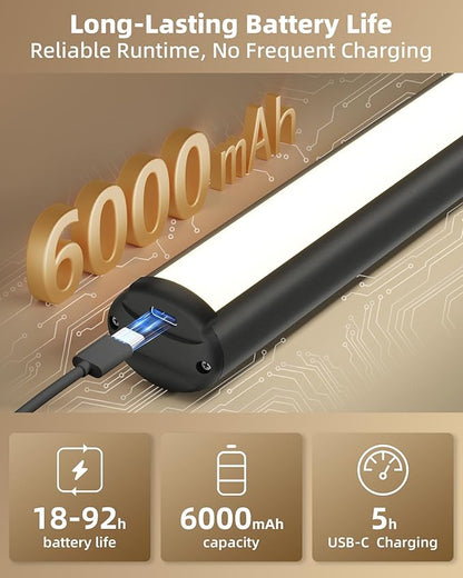 EZVALO 16in Picture Lights for Wall, Rechargeable 6000mAh Cordless Art Lights - Image 3