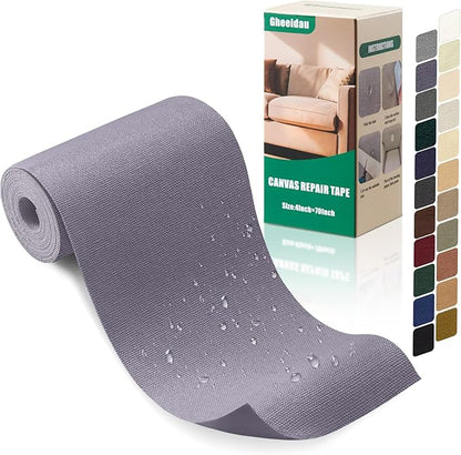 Gheeidau Canvas Repair Tape 4×70 Inch Waterproof Self-Adhesive Fabric Repair by Givethingsanewlife