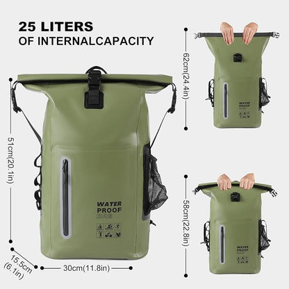 Waterproof Backpack, Waterproof Backpack That Can Float, Suitable - Image 6