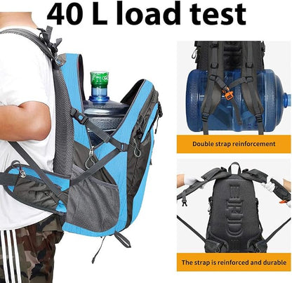 FENGDONG 40L Waterproof Lightweight Hiking, Travel Backpack - Image 4