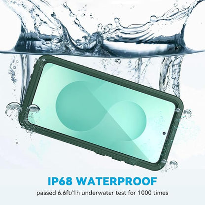 Lanhiem for Samsung Galaxy S25 Case, IP68 Waterproof Dustproof, Built-in Screen - Image 2