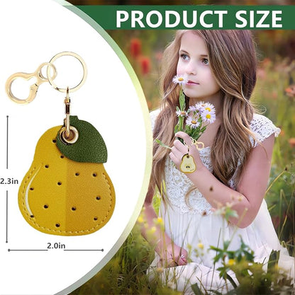 Leather Keychain Holder Case Compatible - Image 2