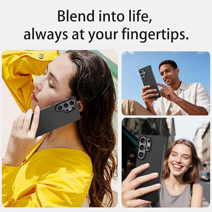 GRECAZO Slim Borderless for Samsung Galaxy S26 Ultra Phone Case 6.9" Ultra-Thin - Image 7