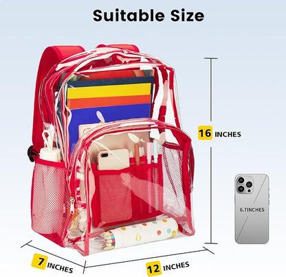 Vorspack Clear Backpack Heavy Duty PVC Transparent Backpack - Image 2