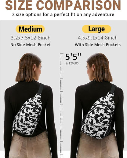 Tuwubi Crossbody Bags for Women, Sling Bag for Men, Small Hiking Backpack Anti - Image 6