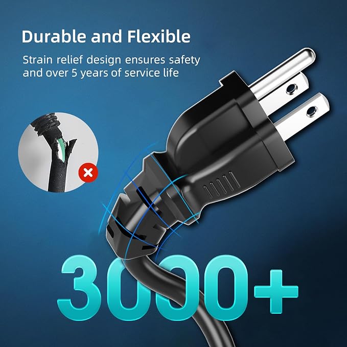 25 FT Outdoor Extension Cord Waterproof, 3-Prong Power Cord, 16 AWG SJTW - Image 2