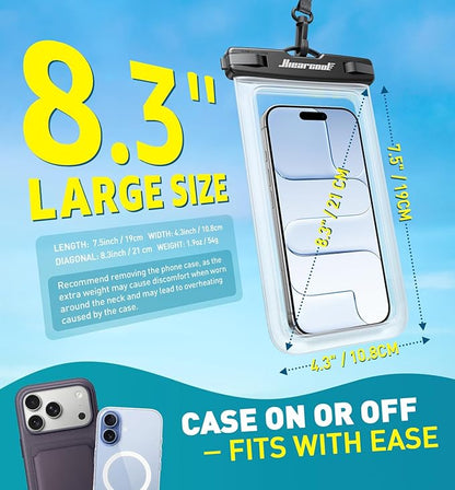 Hiearcool Waterproof Phone Pouch, Water Proof Phone Case - Image 3