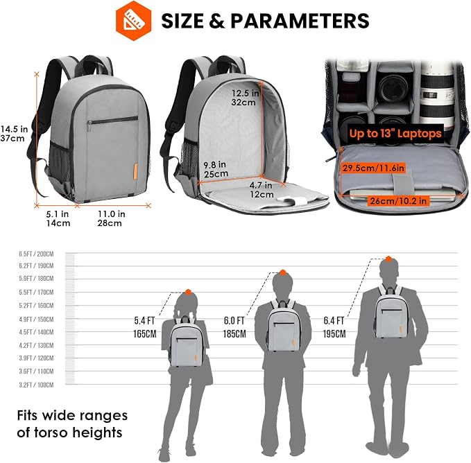 TARION Professional Camera Backpack Case - Image 8