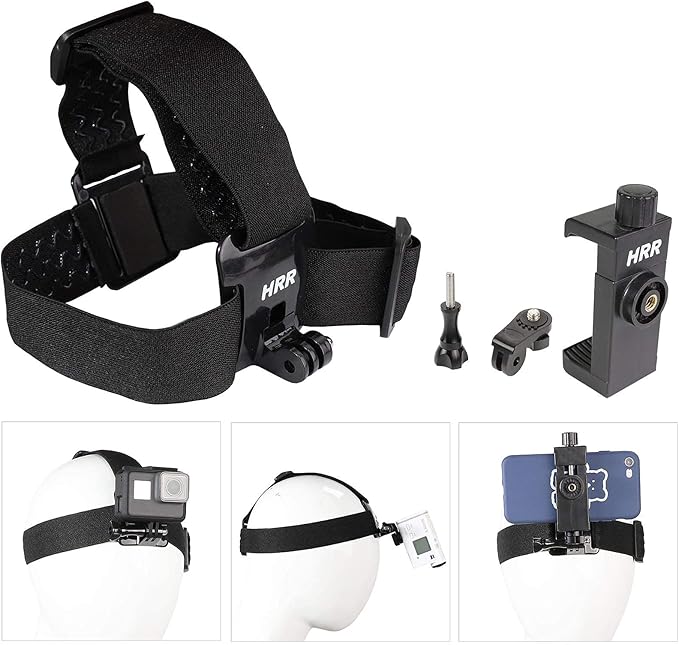 Head-Mounted Mobile Phone Holder, First-Person View Video Outdoor Live Shooting - Image 2